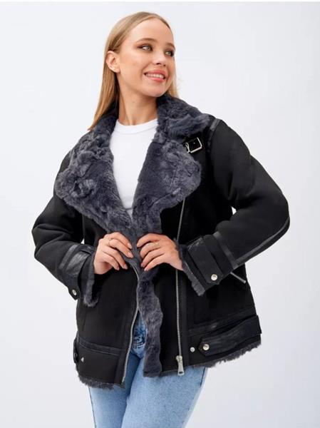 Куртка Dorimodes (XL-3XL) DL691 black (зима)