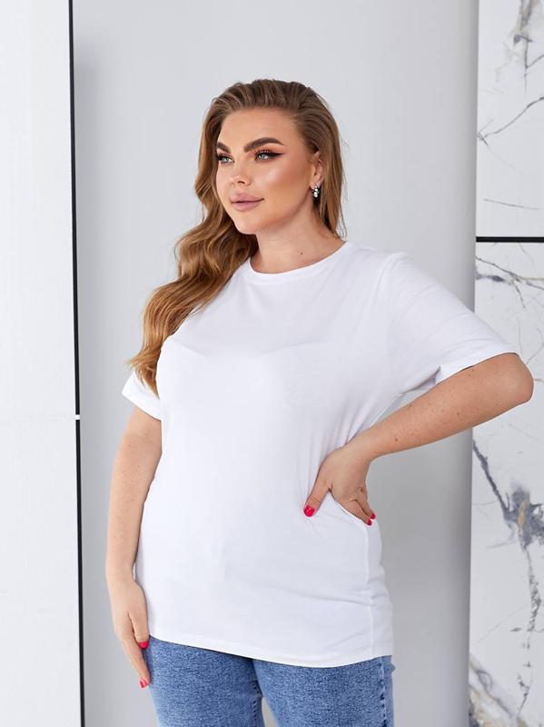 Футболка Lelis (48-52) 1002 white (лето)