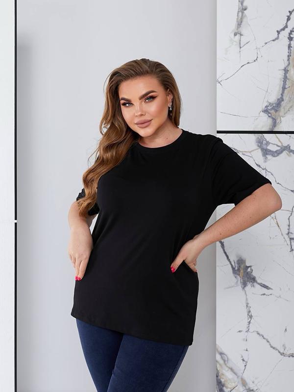 Футболка Lelis (48-52) 1002 black (лето)