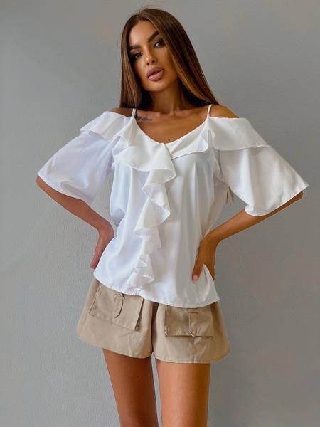 Блузка Safina (42-52) 732 white (лето)