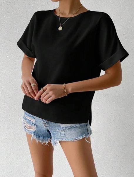 Блузка Safina (42-52) 738 black (лето)