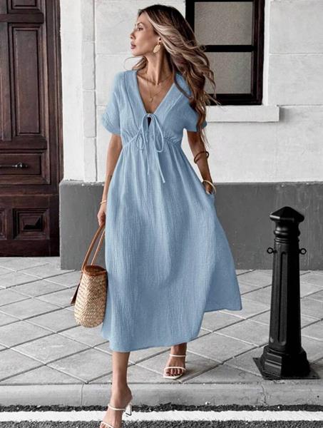 Платье Safina (42-52) 739 l.blue (лето)