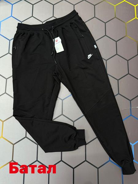 Штаны спорт Alex Clothes (2XL-6XL) 4672 black (деми)