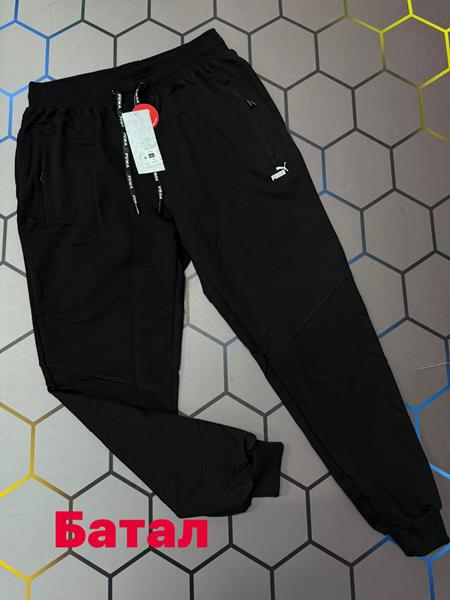 Штаны спорт Alex Clothes (2XL-6XL) 4673 black (деми)