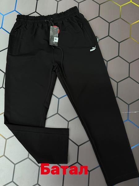 Штаны спорт Alex Clothes (2XL-6XL) 4684 black (деми)