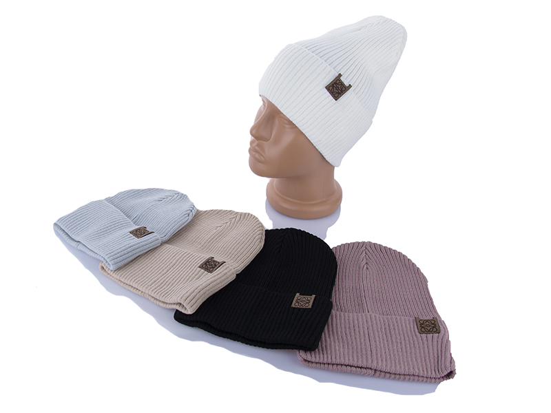 Шапка КОРОЛЕВА (one size) 9-01 одинар.mix (деми)