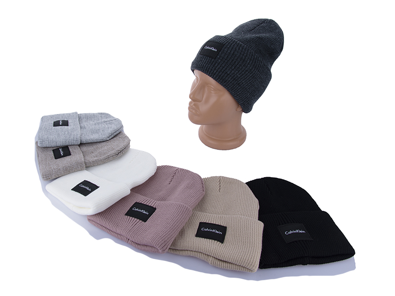 Шапка КОРОЛЕВА (one size) 9-16 двойна mix (зима)