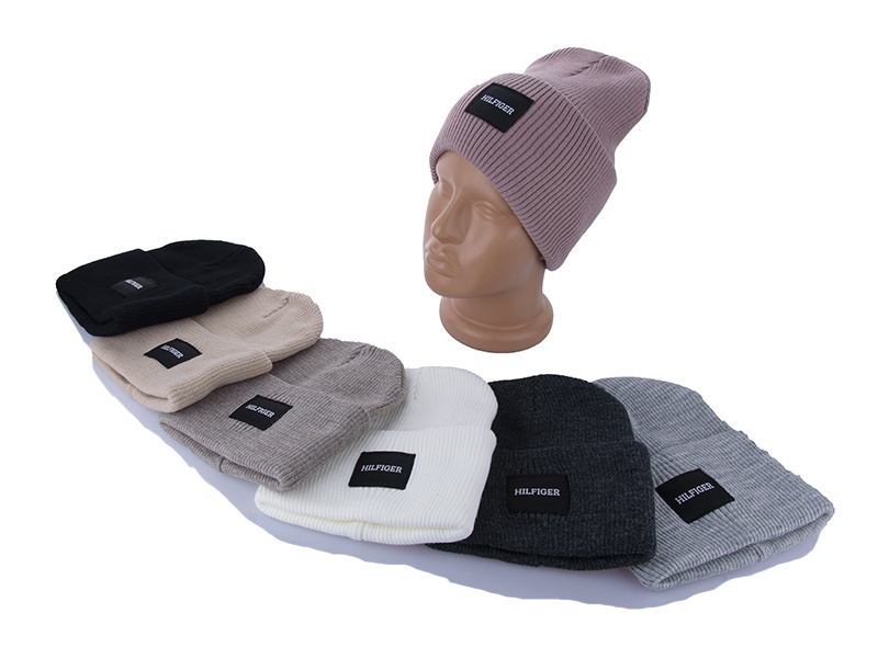 Шапка КОРОЛЕВА (one size) 9-17 двойна mix (зима)