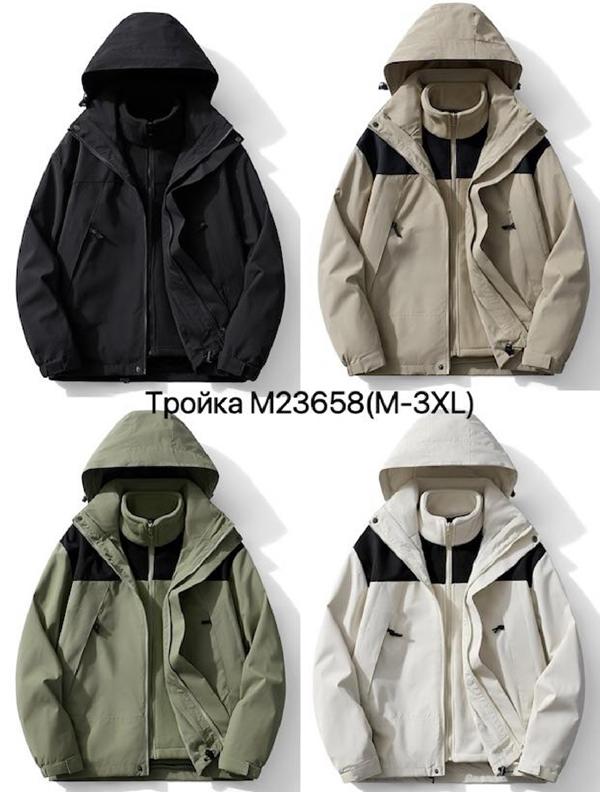 Ветровка LiOpt (M-3XL) M23658 black (зима)