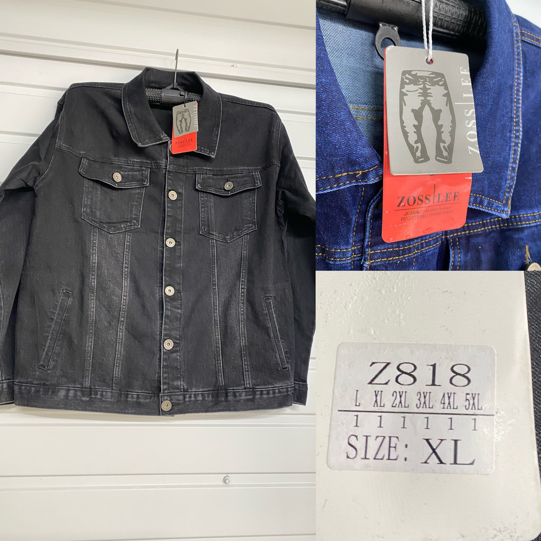 Куртка God Baron (L-5XL) Z818 black (деми)