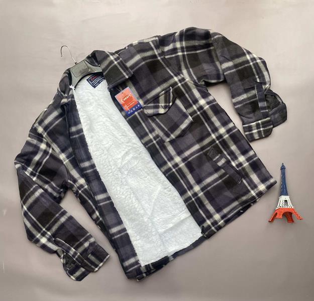 Рубашка Verton (M-4XL) VR63 grey (зима)