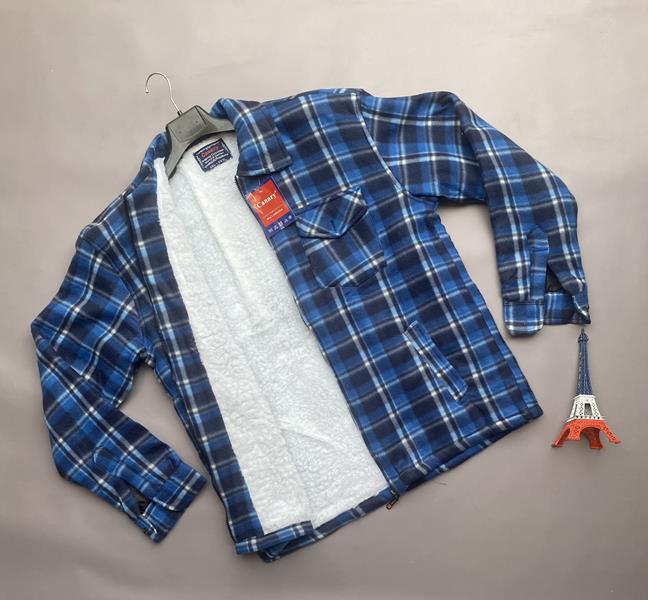 Рубашка Verton (M-4XL) VR67 l.blue (зима)