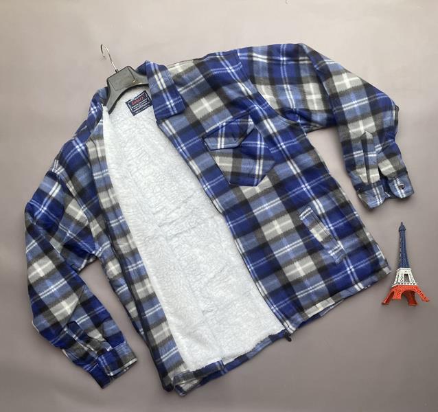 Рубашка Verton (M-4XL) VR69 blue (зима)