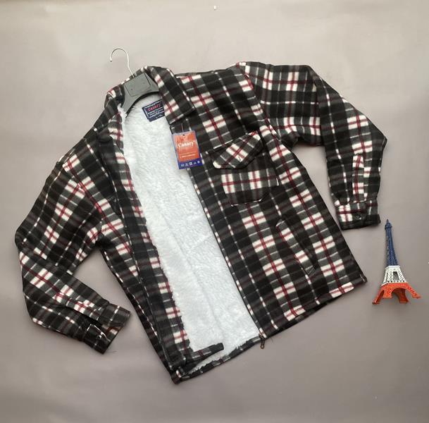 Рубашка Verton (M-4XL) VR73 black (зима)