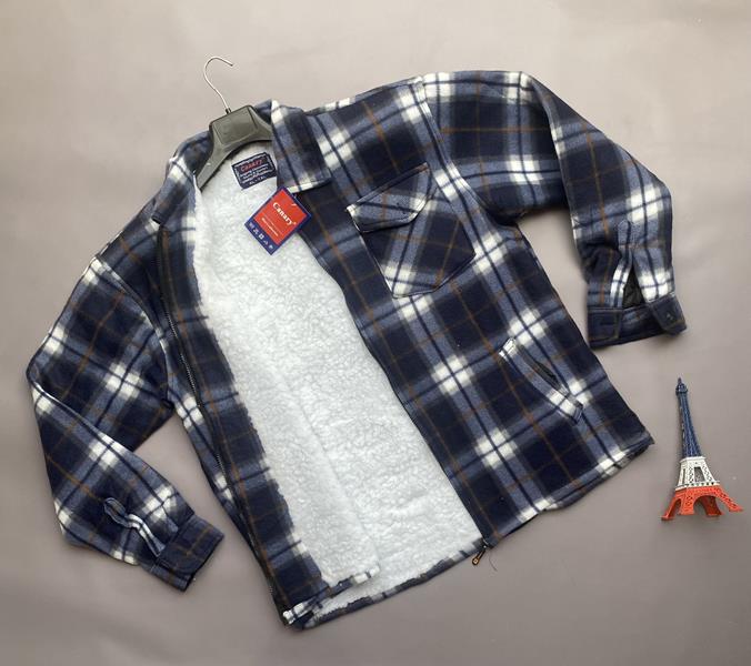 Рубашка Verton (M-4XL) VR75 navy (зима)