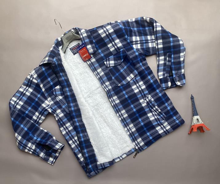 Рубашка Verton (M-4XL) VR76 blue (зима)