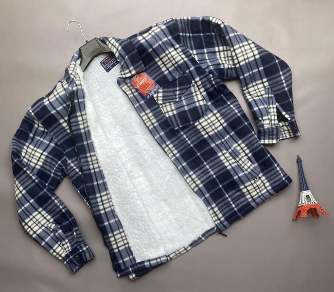 Рубашка Verton (M-4XL) VR77 navy (зима)