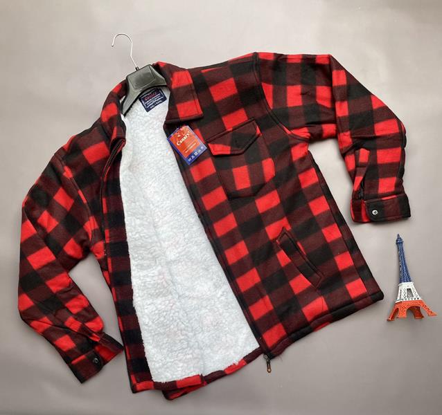 Рубашка Verton (M-4XL) VR78 red (зима)