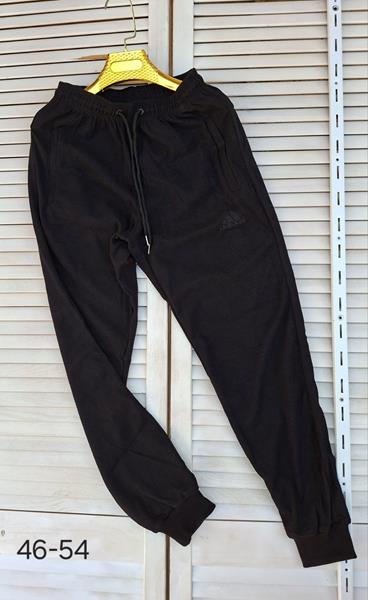 Штаны спорт Sport style (46-54) 02-3 black (деми)