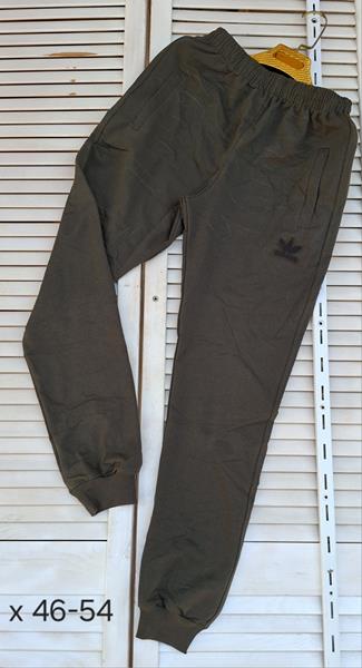 Штаны спорт Sport style (46-54) 2-1 khaki (деми)