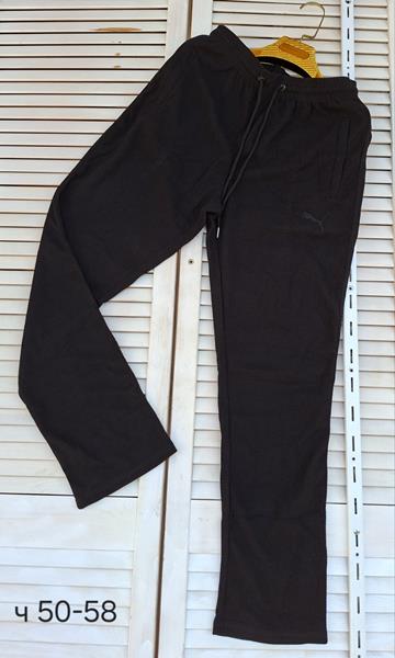 Штаны спорт Sport style (50-58) 20-1-2 black (деми)