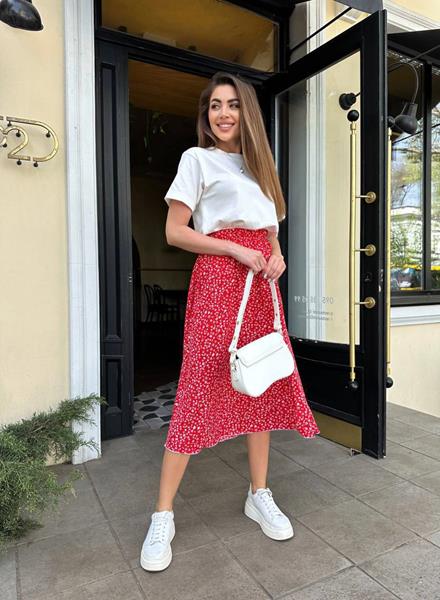 Юбка Sofi Cor (42-50) 6026 red (лето)