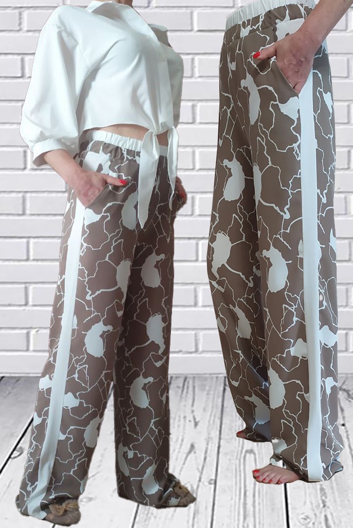 Штаны H&S (36-42) 165 brown (деми)