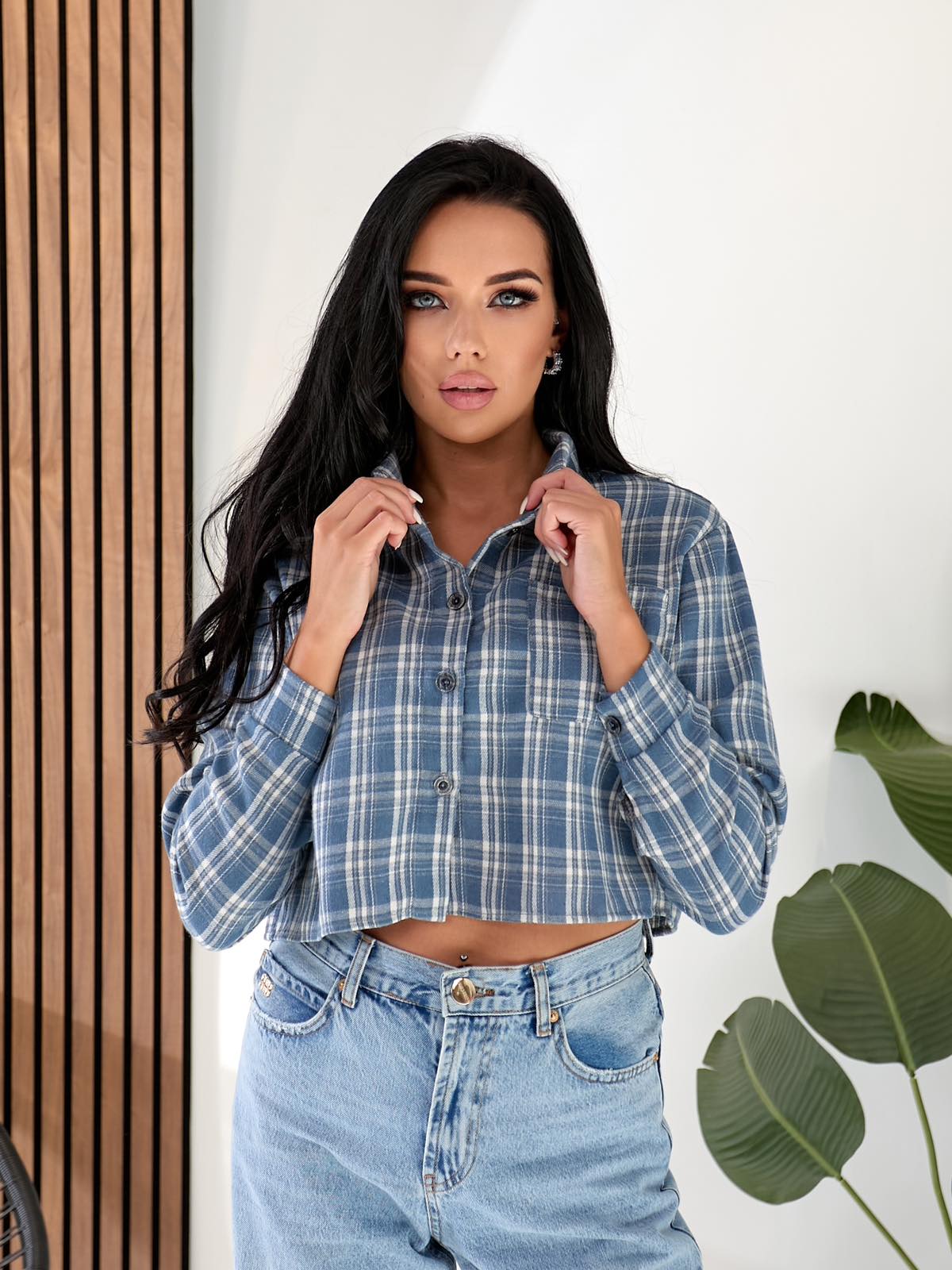 Рубашка BAT (42-48) 898 l.blue (деми)