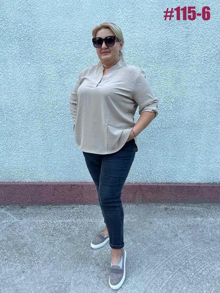 Блузка BAT (50-58) 115-6 beige (деми)