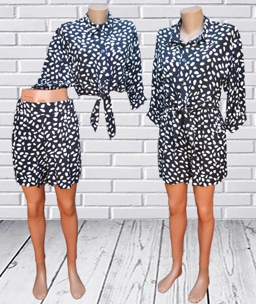 Костюм H&S (S-L) 236 navy (лето)