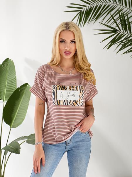 Футболка BAT (46-52) 745 brown (лето)