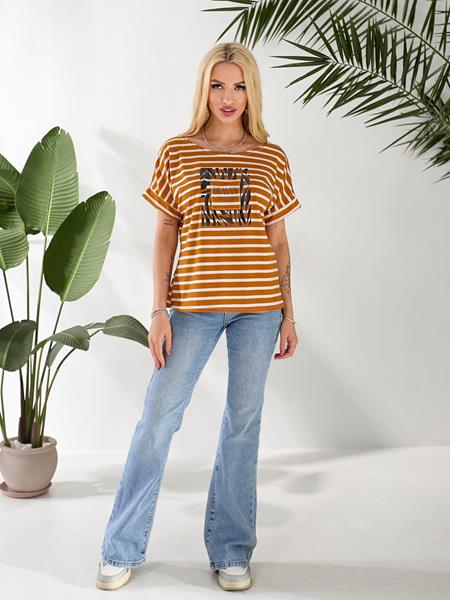 Футболка BAT (46-52) 745 camel (лето)