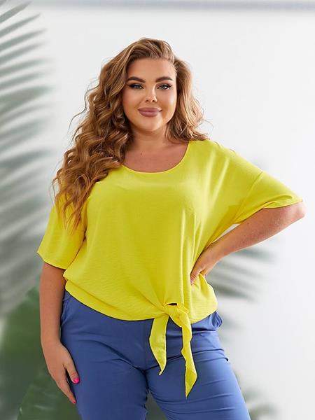 Блузка BAT (50-60) BT232 yellow (лето)