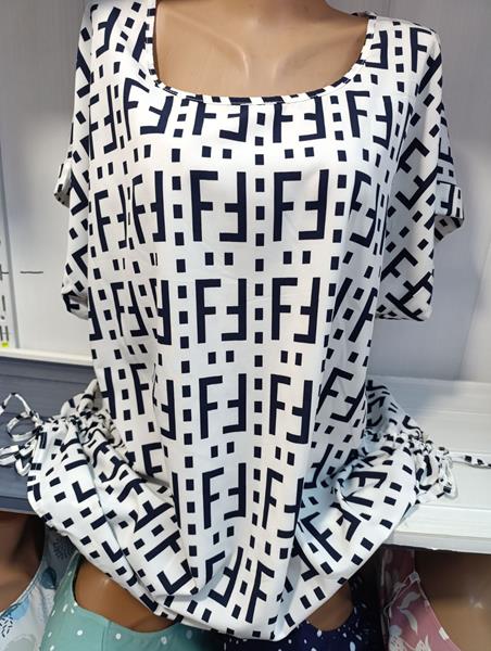 Футболка Galina (60-64) 569-6 white (лето)