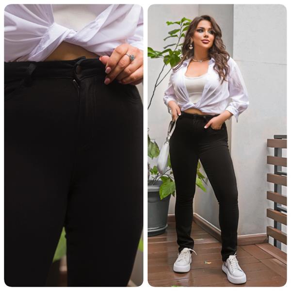 Джинсы Lady N (32-42) 054 black (деми)
