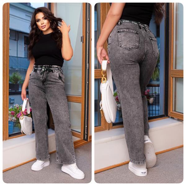 Джинсы Lady N (27-32) 1781 grey (деми)