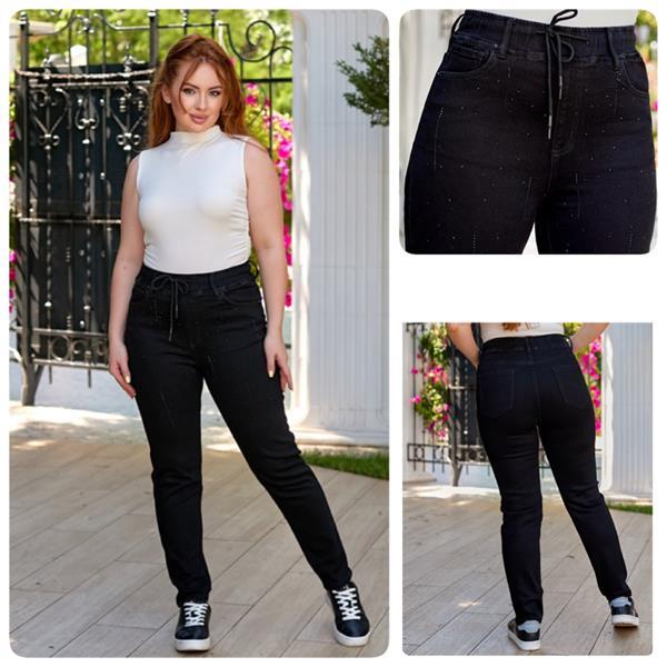 Джинсы Lady N (30-36) 834 black (деми)