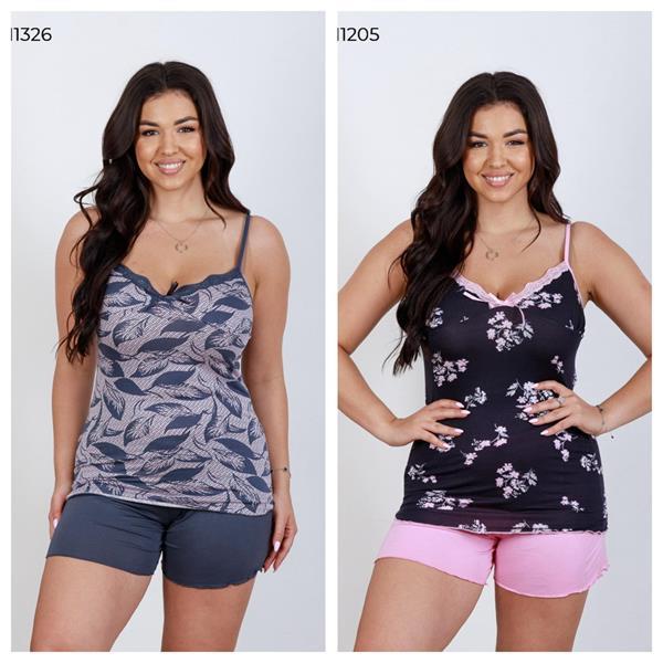 Пижама Vehuiah (M-2XL) 11326 navy (лето)