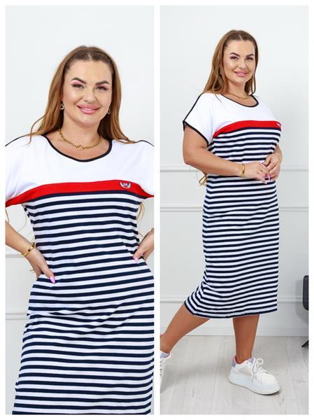 Платье Vehuiah (XL-4XL) DG9 white (лето)