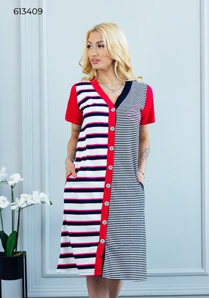 Халат Vehuiah (M-XL) 613409 pink (лето)