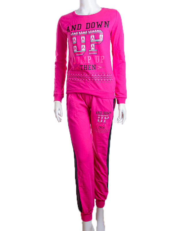 Костюм спорт Obuv OK2 (S-XL) 02555-1 pink (08592) (деми)