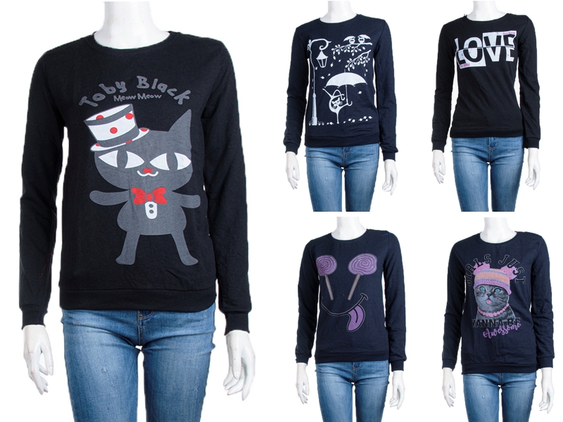 Свитшот Obuv OK2 (S-XL) 02555-7-1 mix (деми)