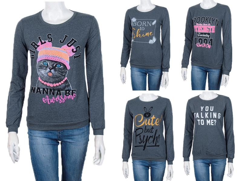 Свитшот Obuv OK2 (S-XL) 02555-7-2 mix (деми)