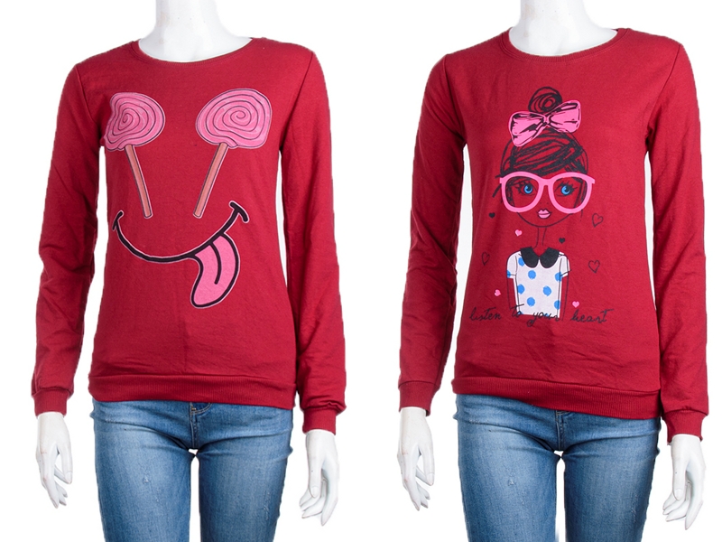 Свитшот Obuv OK2 (S-XL) 02555-7-7 mix (деми)