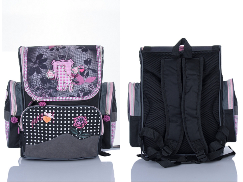 Рюкзак Red Hat clothes (25*35*15) Y1617 black (деми)