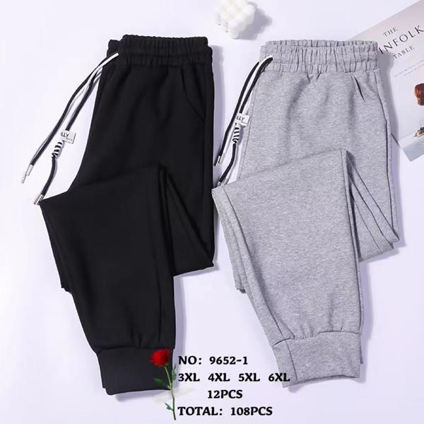 Штаны спорт АйМей (3XL-6XL) 9652-1 mix (деми)