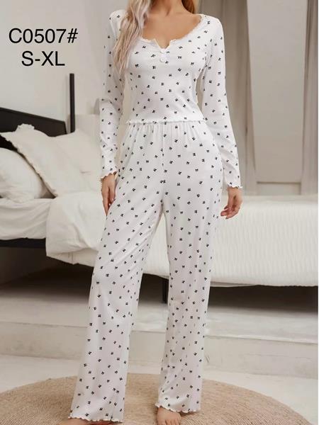 Пижама Brilliant (S-XL) C0507 white (деми)