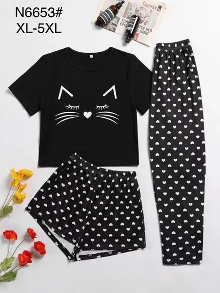 Комплект Brilliant (XL-5XL) N6653 black (лето)