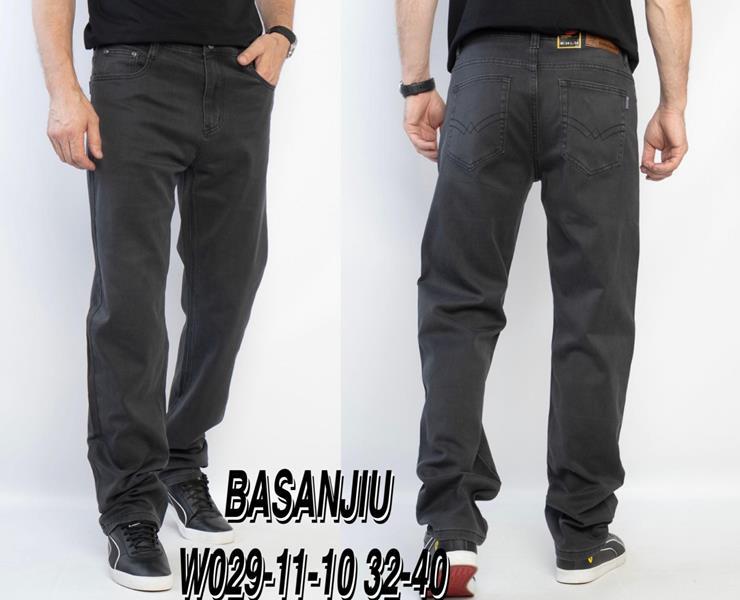 Джинсы Basanjiu (32-40) 029-11-10 grey (деми)