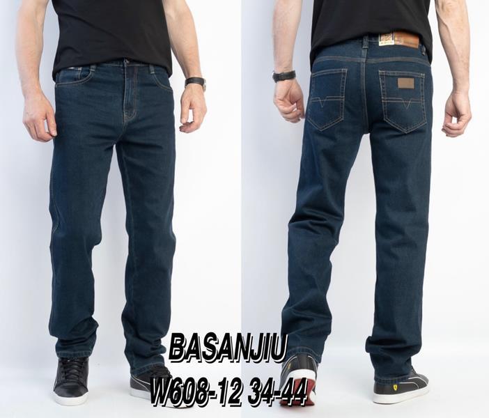 Джинсы Basanjiu (34-44) 608-12 navy (деми)